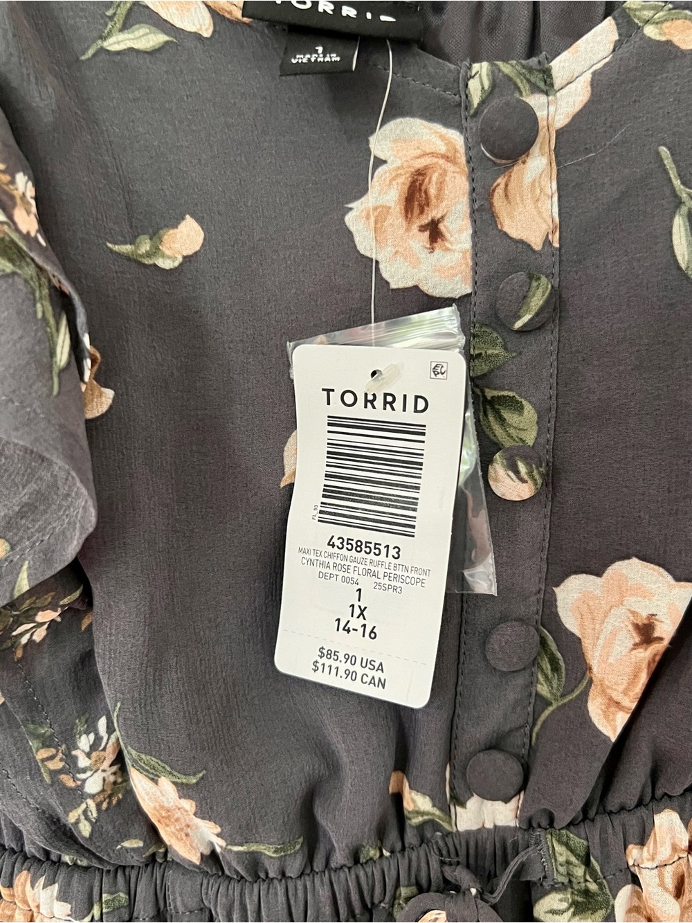 Floral Ruffle Maxi Dress - Picture 5 of 5